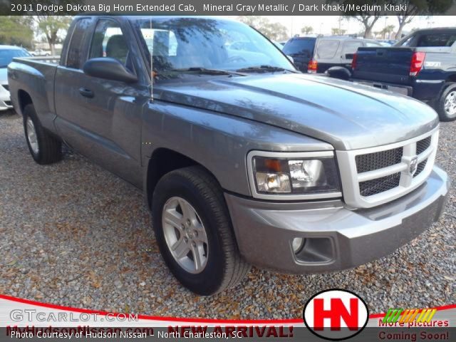 2011 Dodge Dakota Big Horn Extended Cab in Mineral Gray Metallic