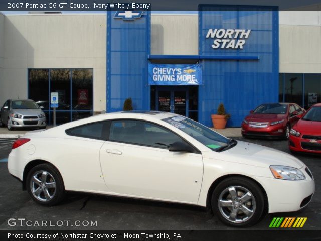 2007 Pontiac G6 GT Coupe in Ivory White