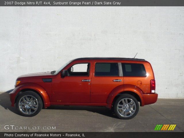 2007 Dodge Nitro R/T 4x4 in Sunburst Orange Pearl