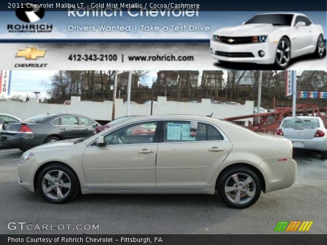 2011 Chevrolet Malibu LT in Gold Mist Metallic