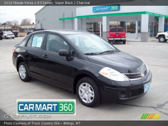 2010 Nissan Versa 1.8 S Sedan in Super Black