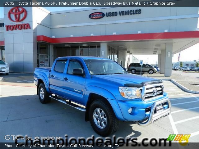 2009 Toyota Tacoma V6 SR5 PreRunner Double Cab in Speedway Blue Metallic