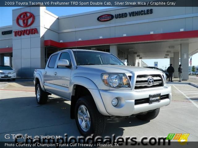 2009 Toyota Tacoma V6 PreRunner TRD Sport Double Cab in Silver Streak Mica