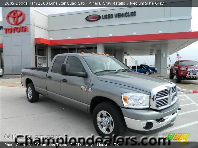 2009 Dodge Ram 2500 Lone Star Quad Cab in Mineral Gray Metallic