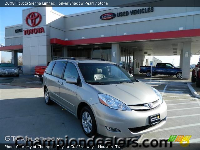 2008 Toyota Sienna Limited in Silver Shadow Pearl