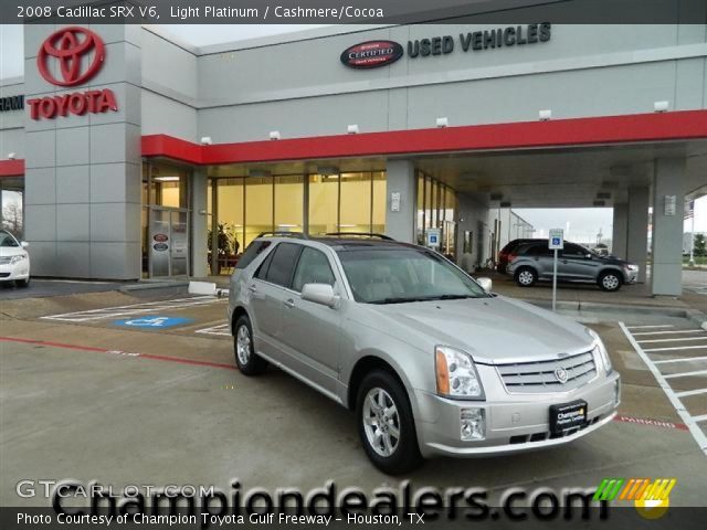 2008 Cadillac SRX V6 in Light Platinum