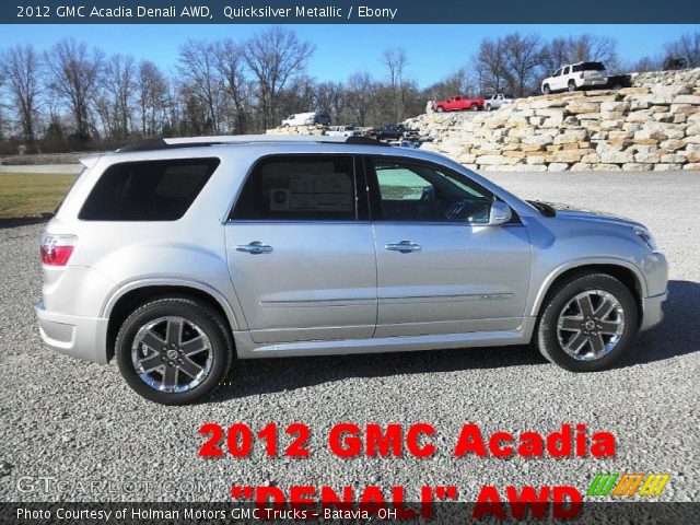 2012 GMC Acadia Denali AWD in Quicksilver Metallic