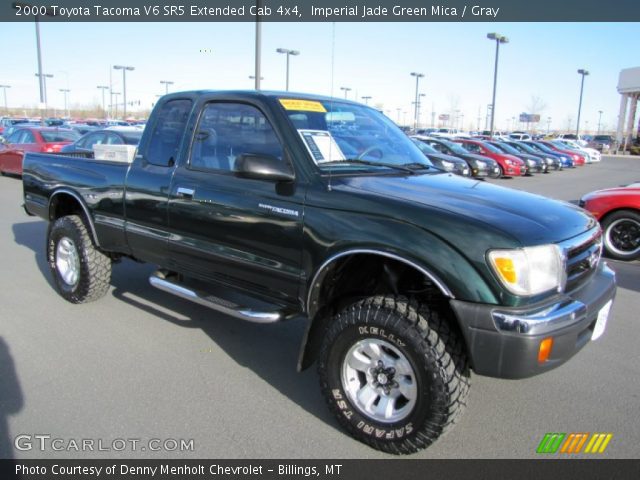 2000 Toyota Tacoma V6 SR5 Extended Cab 4x4 in Imperial Jade Green Mica