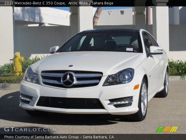 2012 Mercedes-Benz C 350 Coupe in Arctic White