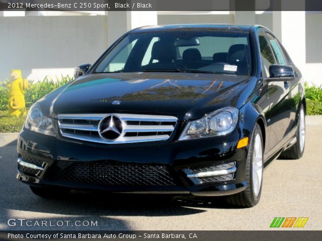 2012 Mercedes-Benz C 250 Sport in Black