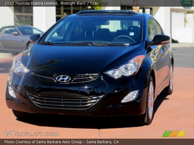 2012 Hyundai Elantra Limited in Midnight Black
