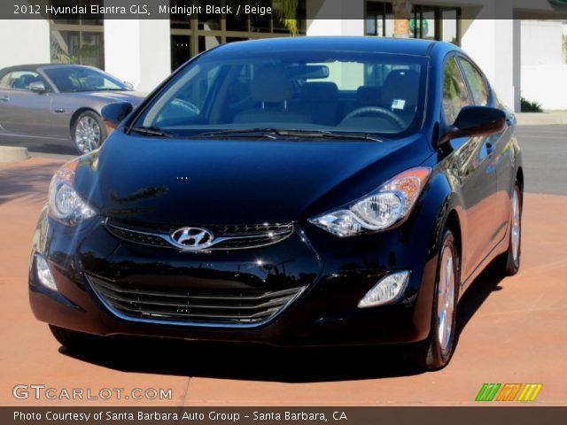 2012 Hyundai Elantra GLS in Midnight Black