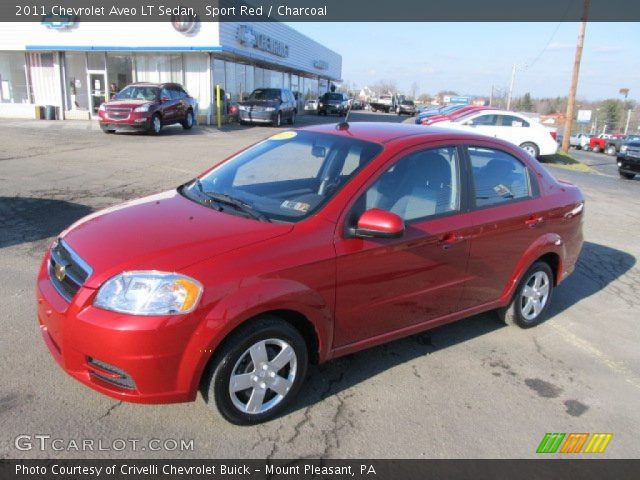 2011 Chevrolet Aveo LT Sedan in Sport Red