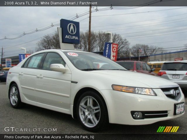 2008 Acura TL 3.2 in White Diamond Pearl