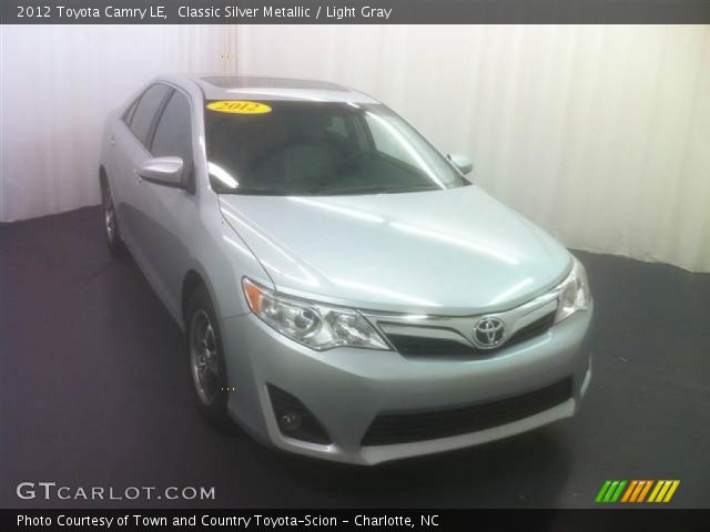 2012 Toyota Camry LE in Classic Silver Metallic