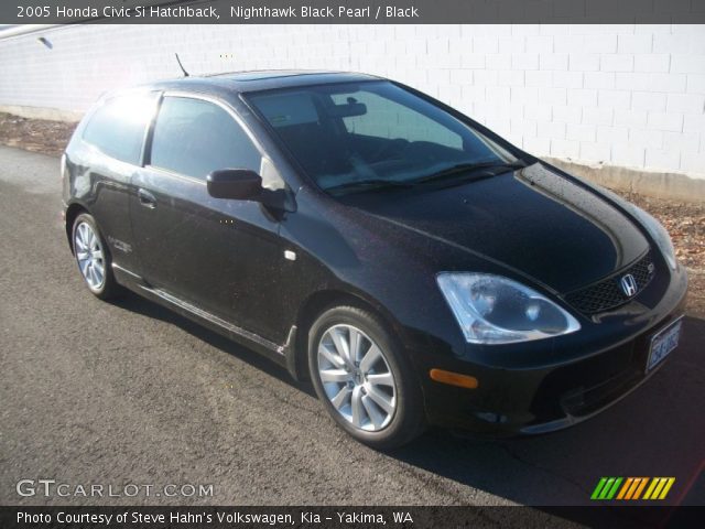 2005 Honda Civic Si Hatchback in Nighthawk Black Pearl