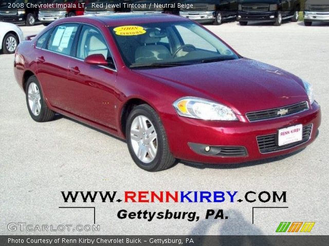 2008 Chevrolet Impala LT in Red Jewel Tintcoat