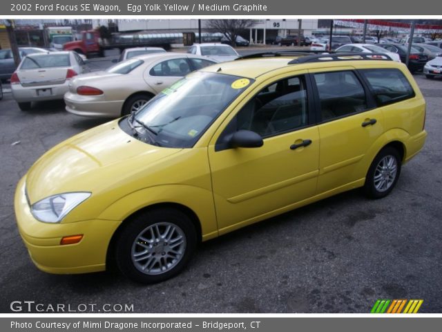 2002 Ford Focus SE Wagon in Egg Yolk Yellow