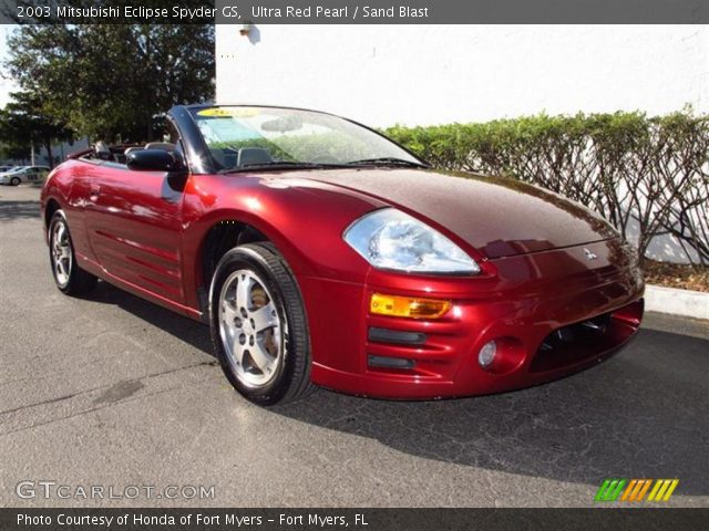 2003 Mitsubishi Eclipse Spyder GS in Ultra Red Pearl