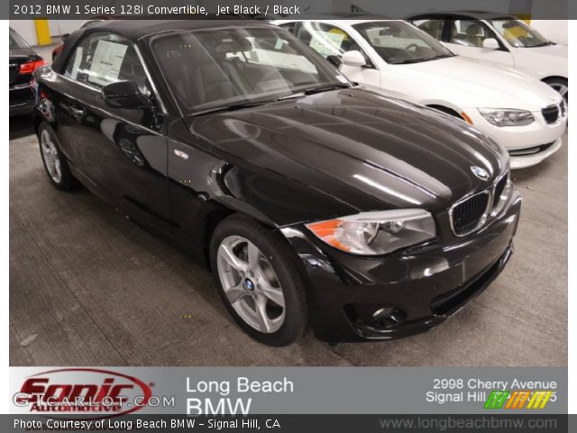 2012 BMW 1 Series 128i Convertible in Jet Black