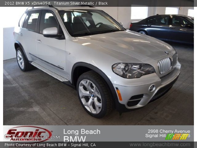 2012 BMW X5 xDrive35d in Titanium Silver Metallic