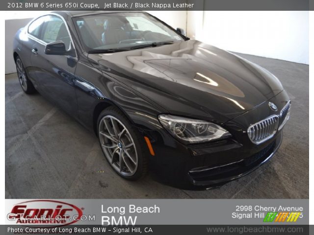 2012 BMW 6 Series 650i Coupe in Jet Black