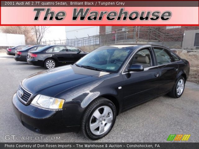 2001 Audi A6 2.7T quattro Sedan in Brilliant Black