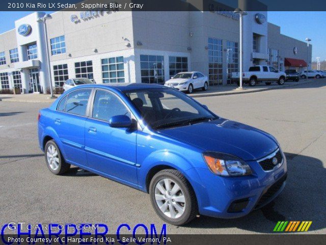 2010 Kia Rio LX Sedan in Sapphire Blue