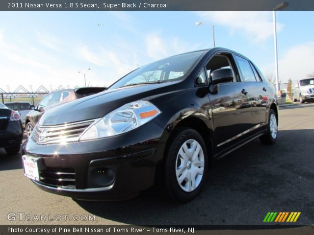 2011 Nissan Versa 1.8 S Sedan in Super Black