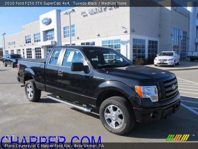 2010 Ford F150 STX SuperCab 4x4 in Tuxedo Black