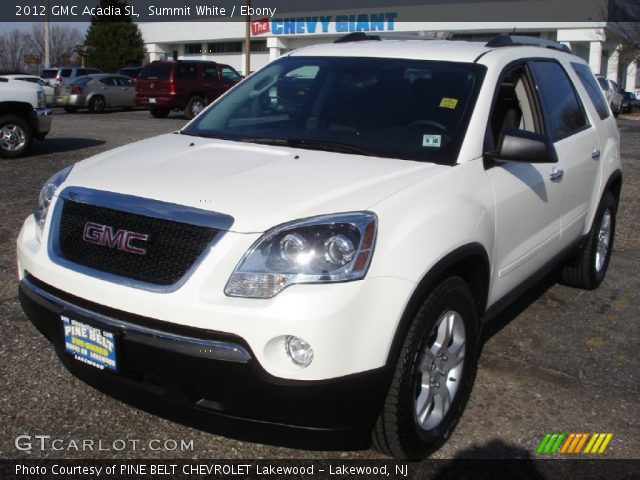 2012 GMC Acadia SL in Summit White