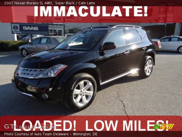 2007 Nissan Murano SL AWD in Super Black