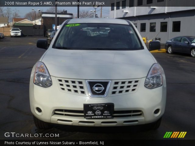 2008 Nissan Rogue S AWD in Phantom White Pearl