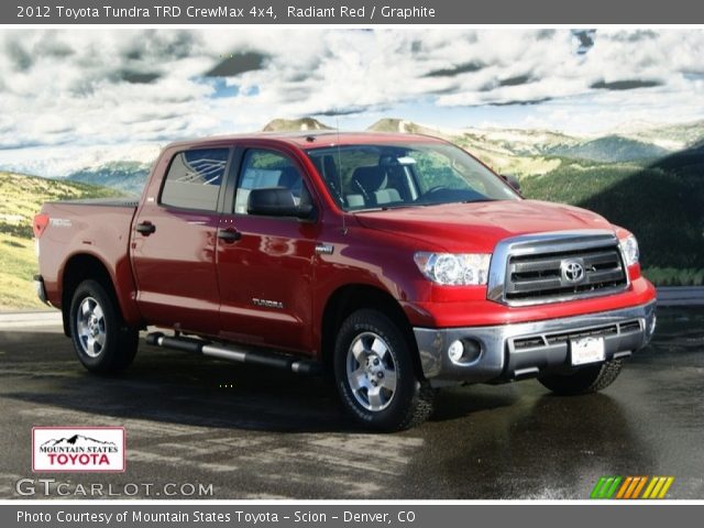 2012 Toyota Tundra TRD CrewMax 4x4 in Radiant Red