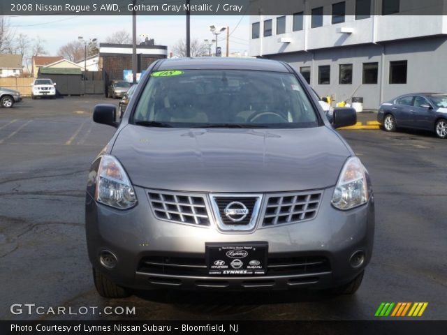 2008 Nissan Rogue S AWD in Gotham Gray Metallic