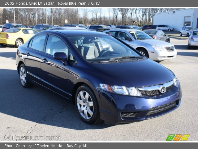 2009 Honda civic royal blue pearl #4
