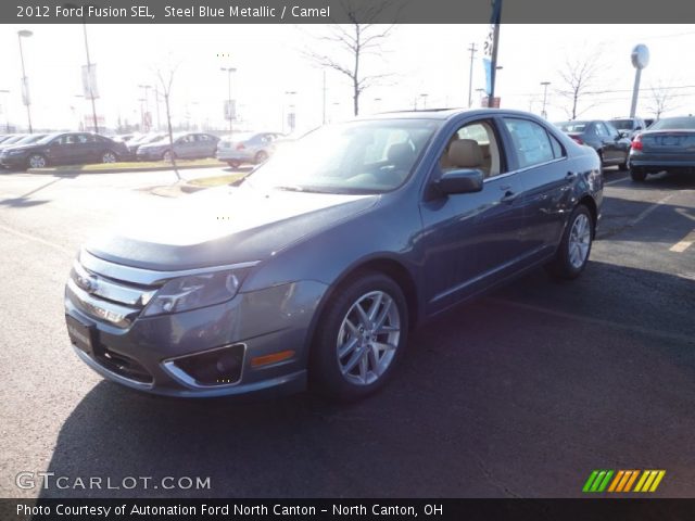 2012 Ford Fusion SEL in Steel Blue Metallic