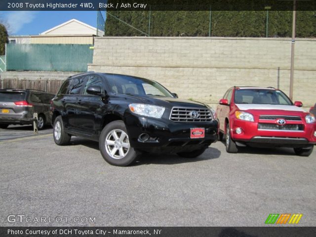 2008 Toyota Highlander 4WD in Black