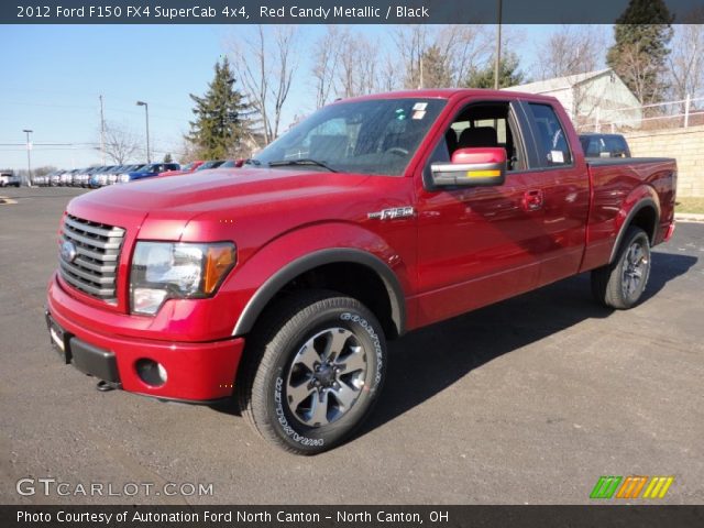 2012 Ford F150 FX4 SuperCab 4x4 in Red Candy Metallic