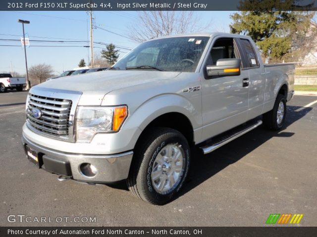 2012 Ford F150 XLT SuperCab 4x4 in Ingot Silver Metallic