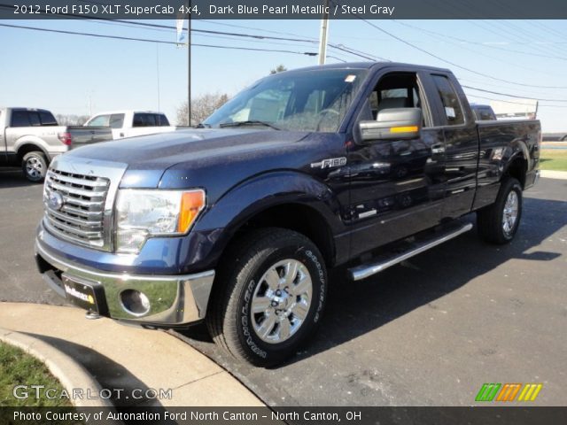 2012 Ford F150 XLT SuperCab 4x4 in Dark Blue Pearl Metallic