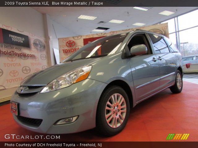 2009 Toyota Sienna XLE in Blue Mirage Metallic
