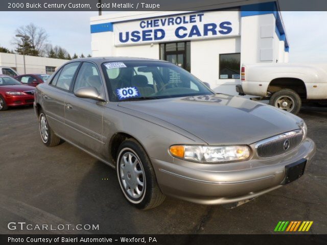 2000 Buick Century Custom in Gold Metallic