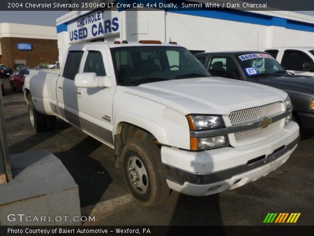 2004 Chevrolet Silverado 3500HD LT Crew Cab 4x4 Dually in Summit White