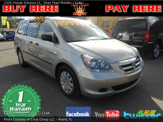 2006 Honda Odyssey LX in Silver Pearl Metallic