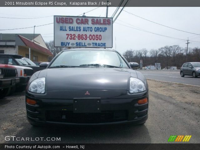 2001 Mitsubishi Eclipse RS Coupe in Kalapana Black