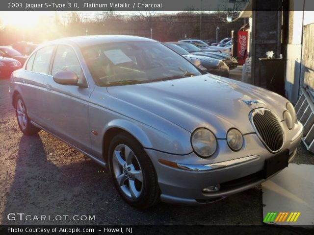 2003 Jaguar S-Type 3.0 in Platinum Metallic