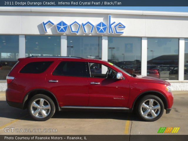2011 Dodge Durango Citadel in Inferno Red Crystal Pearl