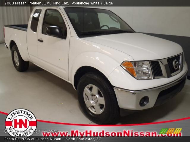 2008 Nissan Frontier SE V6 King Cab in Avalanche White