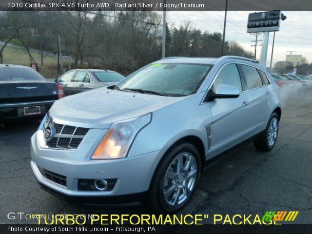 2010 Cadillac SRX 4 V6 Turbo AWD in Radiant Silver
